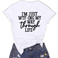 thumbnail image 4 of Birdeem Femmes Filles Grande Taille T-Shirts Imprimés Manches Courtes Col Rond T-Shirt Blouse Hauts, 4 of 7
