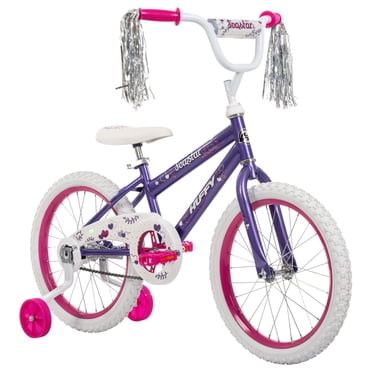 Sea Star de Huffy, 18 pouces, vélo pour filles avec roues d’entraînement, Violet