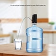 thumbnail image 2 of Distributeur de pompe à eau, distributeur rechargeable USB de pompe à eau en bouteille portable avec câble de charge pour la maison, la cuisine, le bureau(le noir), 2 of 13