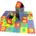 thumbnail image 2 of Lot de 72 Tapis de Jeu d'Apprentissage Alphabet et Chiffres pour Tout-Petits, 2 of 8