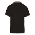 thumbnail image 2 of Kariban Polo à Manches Courtes Contrastées pour Hommes, 2 of 4