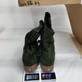 thumbnail image 4 of Women's Winter Suede Cut Out Ankle Boots With Chunky Heels And Low Drum In Solid Color, 4 of 4
