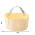 thumbnail image 2 of EGNMCR Storage Containers Wall Hanging Basket Wall Mounted Plastic Fruit And Vegetable Storage Hanging Basket Hanging Vegetable Basket For Kitchen 3 Pack. Hanging Basket, 2 of 7