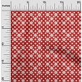 thumbnail image 2 of oneOone Cotton Flex Red Fabric Asian Block Floral Craft Projects Decor Fabric Printed By The Yard 40 Inch Wide, 2 of 4