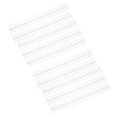 thumbnail image 4 of Binding Spines, Binding Coils 30 Holes Manual Bound Wear Resistant  For Student For Loose Leaf White, 4 of 8
