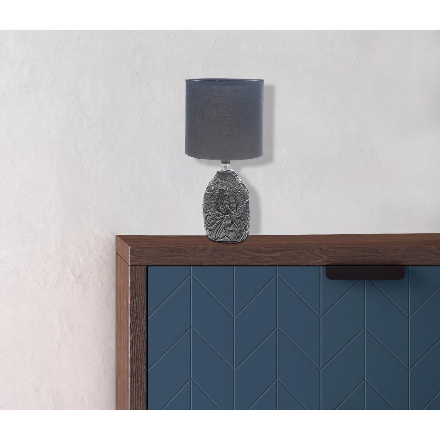 Lampe De Table En Céramique Avec Plaquette D'Ombrage Noir