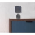 thumbnail image 3 of Ceramic Table Lamp With Shade Leaflet Black, 3 of 3