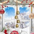 thumbnail image 3 of Cheapark Shabby Chic Metal Cow Hanging Decoration - Christmas Rope Trumpet Design, Rustic Farmhouse Accent for Indoor Outdoor Holiday Decor, 3 of 8
