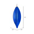thumbnail image 3 of Vickerman M183202S 8 in. Blue Shiny Line Finial Ornament  4 per Bag, 3 of 3