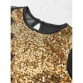 thumbnail image 4 of XUNZOO Robe de Danse Lyrique pour Filles Costume de Danse Ballet Jazz Latin Performance Camisole à Sequins Noir 6, 4 of 7