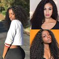 thumbnail image 3 of Peruvian Curly Human Hair Wig Glueless Lace Front Human Hair, 3 of 3