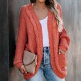 thumbnail image 4 of Cardigans en Tricot pour Femmes Amples Surdimensionnés avec Poches, 4 of 9