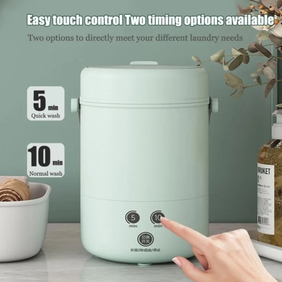 Cqxid Home Textile Storage Under $30 Mini Automatic Washing Machine Portable Socks And Underwear Washing Machine