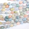 thumbnail image 2 of Natural Gemstone Beads Nuggets 8-10mm for Jewelry Making Loose Beads (Morganite), 2 of 2
