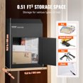 thumbnail image 3 of VEVOR Through The Door Key Drop Box 12x6x16" Mailbox with 1.8"12" Key Lock Black, 3 of 9