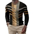 thumbnail image 1 of MAWCLOS T-Shirts à Col Rond pour Hommes, Mode, Imprimé Géométrique, Style H 2TG, 1 of 2