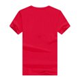 thumbnail image 4 of Hauts d'Été pour Femmes Liquidation Manches Courtes Grande Taille Imprimé Motif en Forme de Cœur T-Shirts Col Rond T-Shirt Classique Ajusté Mode Tendance Hauts de Vacances pour Dames Rouge,TG, 4 of 8