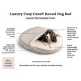 thumbnail image 5 of Snoozer Luxury Microsuede Cozy Cave Pet Bed Small Black, 5 of 5