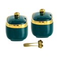 thumbnail image 3 of veasfak Ceramic Spice Jar Cute Organizer Seasoning Box for Buffets Sugar Restaurants two jar, 3 of 9