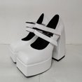 thumbnail image 4 of LSLJS Chaussures à Talon Épais Platform à Bout Escarpé pour Femmes, Aguichant, Banquet, Super High Heel, 4 of 8