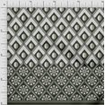thumbnail image 1 of oneOone Coton Flex Vert Algue Tissu Panneau Géométrique Matière de Robe Tissu Imprimé Tissu au Mètre 40 Pouces de Large, 1 of 1