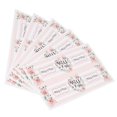 thumbnail image 2 of Bottle Labels, MR MRS Stripes Paper Material Pink Flowers Waterproof Bright Water Bottle Stickers  For Wedding, 2 of 8