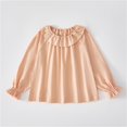 thumbnail image 1 of RXIRUCGD Mode Hauts Décontractés à Manches Longues pour Filles Col Rond Imprimé (Orange, Taille : 3 Ans), 1 of 3
