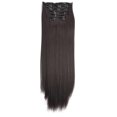 thumbnail image 2 of RKSTN Perruques Cheveux Humains Mode Cheveux Longs Extensions de Cheveux à Clip Perruque Lisse Complète Perruques Sans Colle, 2 of 4
