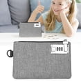 thumbnail image 2 of Lockable Money Bags Durable Nylon Lock Bank Bag Coin Bag, Storage Cash Bag for Jewelry, Passport, Credit Cards, Portable Money Bags Sturdy Reusable Pouch with Password Lock, 1Pc(Grey,8.2x5.3"), 2 of 9