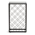 thumbnail image 4 of Mango Steam 23 Bottle Black Wine Rack with Glass Top Shelf, Free Standing for Home, Kitchen and Bar, 4 of 8