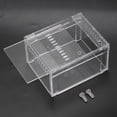 thumbnail image 2 of Acrylic Transparent Flameer Reptiles Insect Tank Breeding Box Pets Snakes Turtles Terrarium, 2 of 8