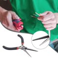 thumbnail image 4 of LEFU 5.9 Inch Extra Long Needle Nose Pliers, Mini Precision Needle Nose Pliers Set Repair Tool for Wire Wrapping, DIY Crafts, Electronic Repair, 4 of 10
