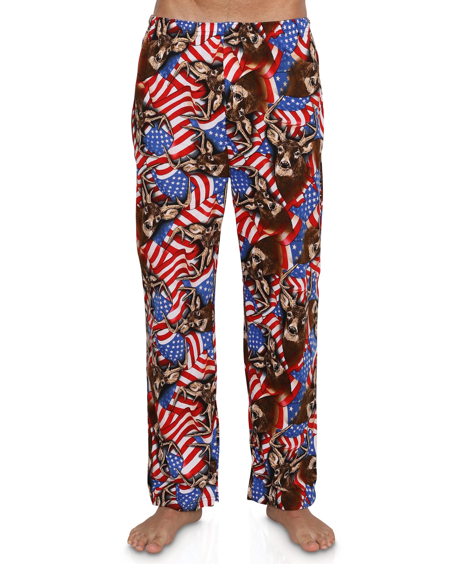 Fun Prints Men's Pajama Lounge Pants Sleepwear Boxers