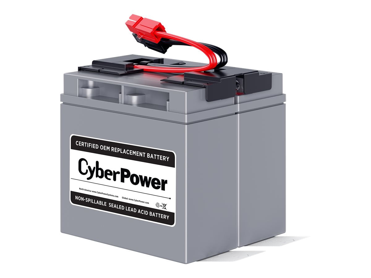 CyberPower RB12170X2A - Batterie UPS - 2 x Batterie - Plomb-Acide - 17 Ah