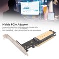 thumbnail image 3 of M.2 NVMe To PCIe 3.0 X16 Adapter, Up To 32Gbps Simple Setup NVME SSD To PCIe Expansion Card PCI Express X16 Slot  for 2280 2260 2242 2230mm SSD, 3 of 8