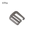 thumbnail image 3 of Unique Bargains 1.26' 32mm Webbing Release G Hook Buckle Adjusters for Backpack Strap, 8Pack Dark Grey, 3 of 5