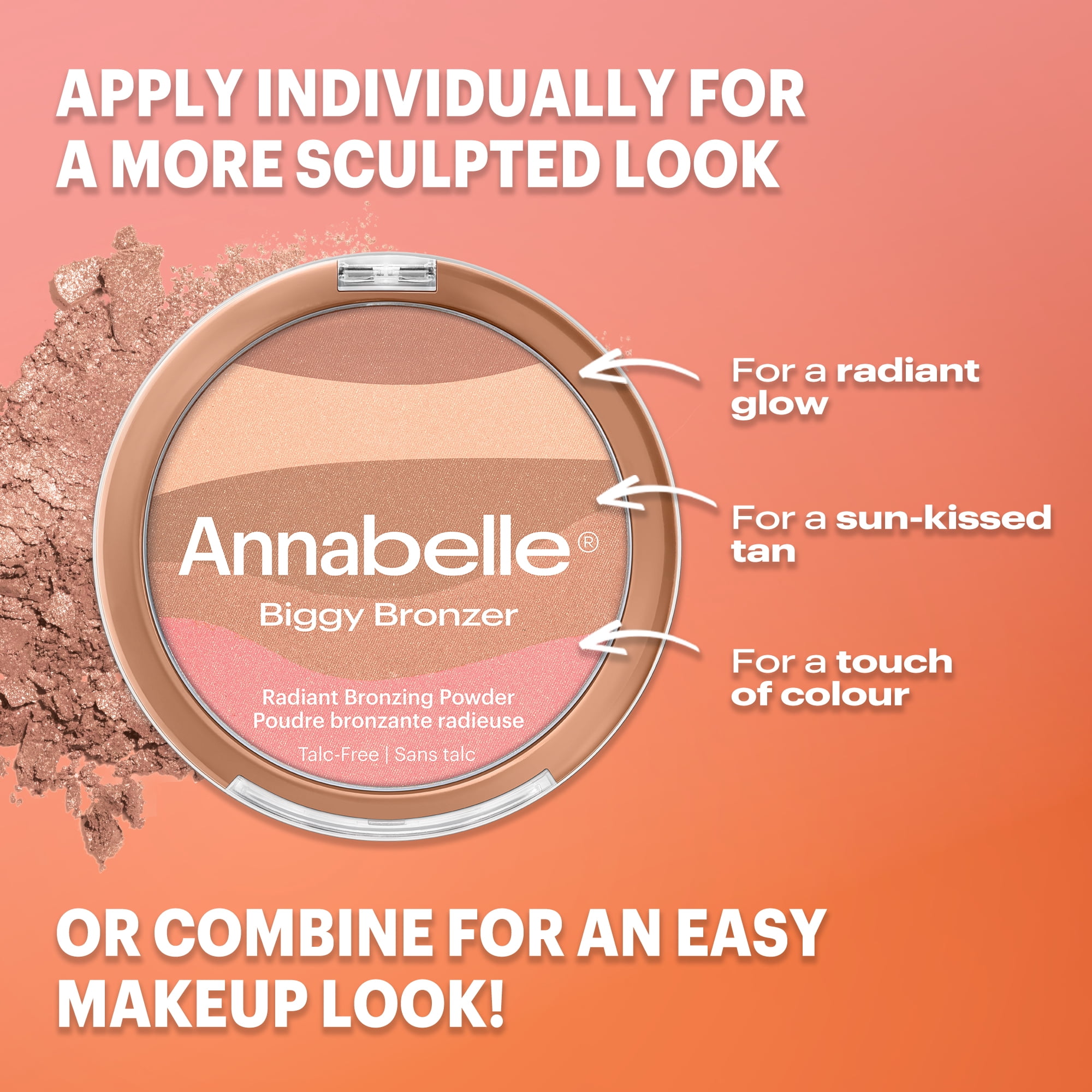 Annabelle Poudre bronzante radieuse sans talc Biggy Bronzer