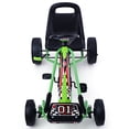 thumbnail image 3 of Patiojoy Kids Go Kart Pedal Powered Tricycle Racing Ride On Bike Toy Scooter Trainer Trike Green, 3 of 3