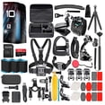 thumbnail image 1 of GoPro HERO10 (HERO 10) - Action Camera + 64GB Card, 50 Piece Accessory Kit and 2 Batteries, 1 of 8