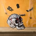 thumbnail image 1 of EGNMCR Halloween Decorations, Halloween Skeletons Plastic Realistic Fake Simulation Human Skull HeadBone Model Halloween Prop Realistic Mini Skeleton Spooky Halloween Decoration A Skeleton, 1 of 5