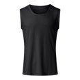 thumbnail image 1 of Men's Summer Athletic Sleeveless Crew Neck Tight Fit Muscle Workout Vest Top, 1 of 5