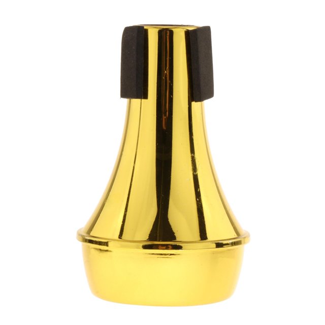 Instrument de Musique Accs Trompette Faiblir Trompette Muette mini Or