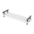 thumbnail image 3 of Bathroom Sink Organizer, Fast Drying Sink Tray Versatile Simple Decorative Tidy white black handle, 3 of 9