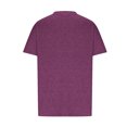 thumbnail image 4 of AherBiu Womens Tops Basic Solid Color Casual Crewneck Short Sleeve Loose Fitting Comfy Tops Tees Shirts, 4 of 4