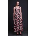 thumbnail image 2 of Bimba Floral Printed Adjustable Spaghetti Strap Long Maxi Dress Summer Beachwear-X-Large, 2 of 6