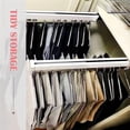 thumbnail image 4 of Extendable Closet Hanger Pull-Out Closet Valet Rod Adjustable Wardrobe Clothing Rail Top Mount Wardrobe rack Heavy Duty New, 4 of 10