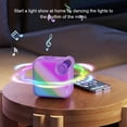 thumbnail image 3 of Langgg Bluetooth Speaker For Sound And Colorful Lighting Effects 3D Sound blue, 3 of 6