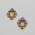 thumbnail image 4 of 10 Rhinestone Cabochons Flat Back Embellishments Buttons for Wedding Phone Decor , Gold, 30x25mm, 4 of 7