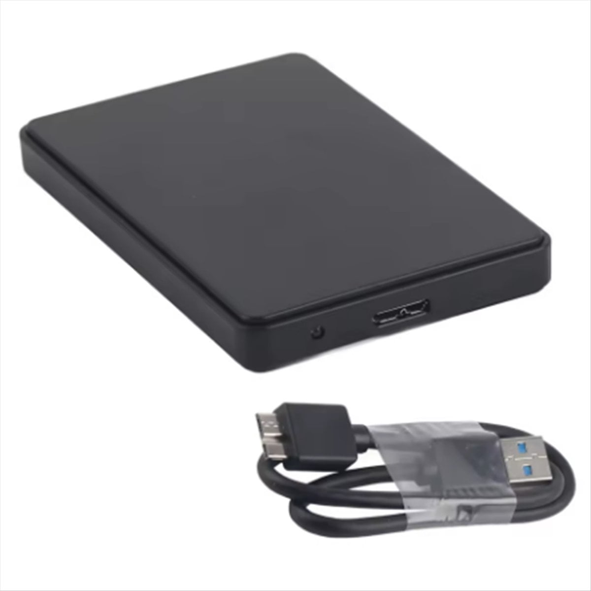Screw-Free 2.5-Inch Mechanical Hard Drive Enclosure Usb3.0 Notebook Ssd Mobile Solid State Hard Drive Box,1 * SSD enclosure,Black