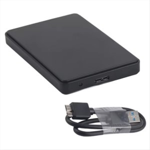 Screw-Free 2.5-Inch Mechanical Hard Drive Enclosure Usb3.0 Notebook Ssd Mobile Solid State Hard Drive Box,1 * SSD enclosure,Black